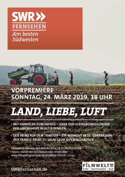 Filmplakat Land, Liebe, Luft