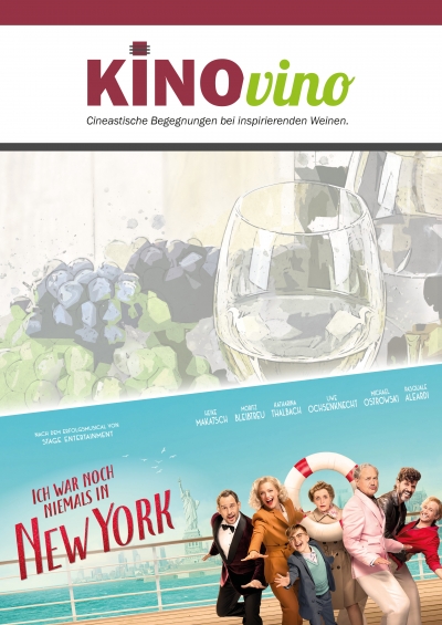 Filmplakat Kino Vino (Herbst 2019), anschl Ich war noch niemals in New York