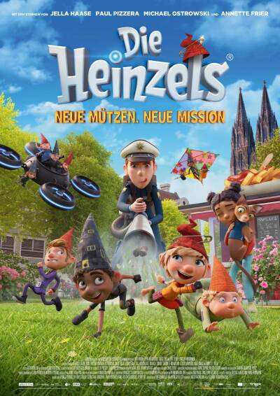 Filmplakat Die Heinzels 2 - Neue Mützen, neue Mission