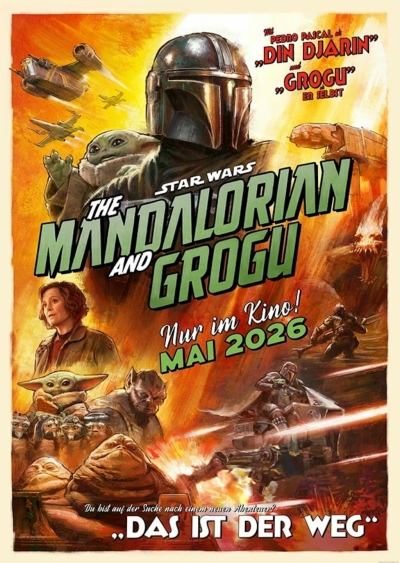 Filmplakat The Mandalorian und Grogu 