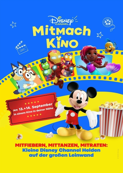 Filmplakat Disney Channel Mitmachkino 