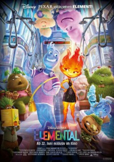 Filmplakat Elemental - Kinder Ferien Kino