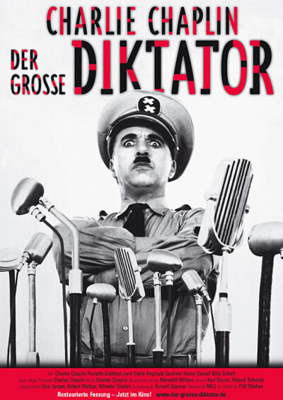 Filmplakat Der große Diktator