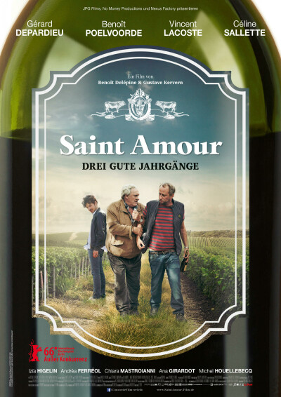 Filmplakat Saint Amour - Drei gute Jahrgänge