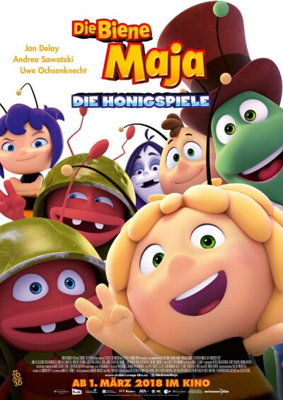 Filmplakat Die Biene Maja 2 - Die Honigspiele