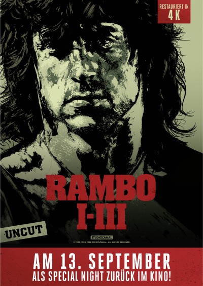 Filmplakat Rambo I-III uncut