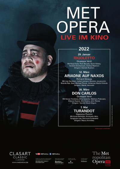 Filmplakat MET Opera: Giuseppe Verdi - Rigoletto