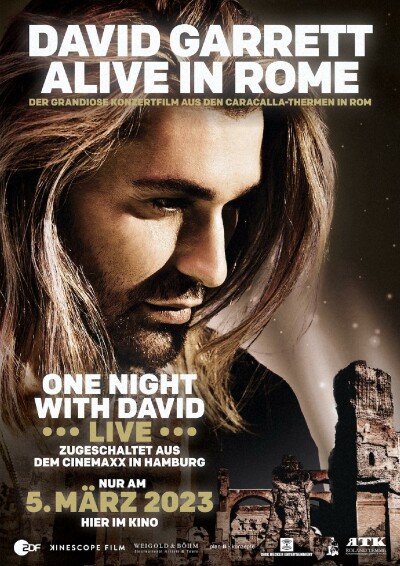 Szene aus David Garrett Alive in Rome