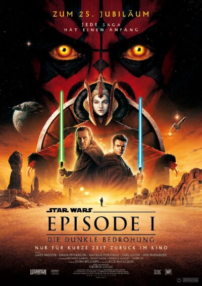 Szene aus Star Wars - Episode I - Die dunkle Bedrohung - 25 Jahre