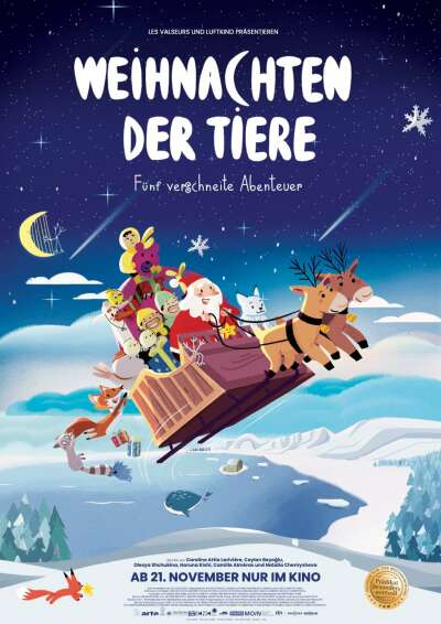 Szene aus Weihnachten der Tiere