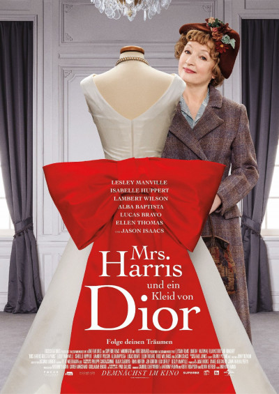 Szene aus Mrs. Harris und ein Kleid von Dior
